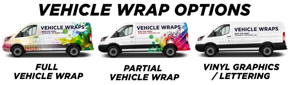 Scottsdale Vehicle Wraps vehicle wrap options
